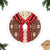 Samoa Siapo Tree Skirt Tapa Pattern Mix Ula Fala Hibiscus LT14 Fringed Tree Skirts Brown - Polynesian Pride