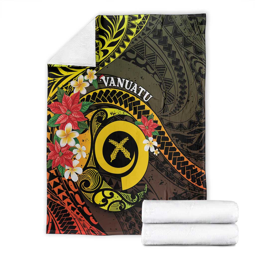 Vanuatu Christmas Blanket Vanuatuan Pig Tusk - Meri Krismas! LT14 - Polynesian Pride
