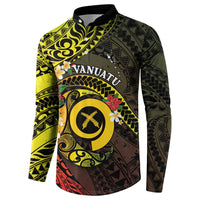 Vanuatu Christmas Button Sweatshirt Vanuatuan Pig Tusk - Meri Krismas! LT14 - Polynesian Pride