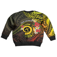 Vanuatu Christmas Kid Ugly Christmas Sweater Vanuatuan Pig Tusk - Meri Krismas!