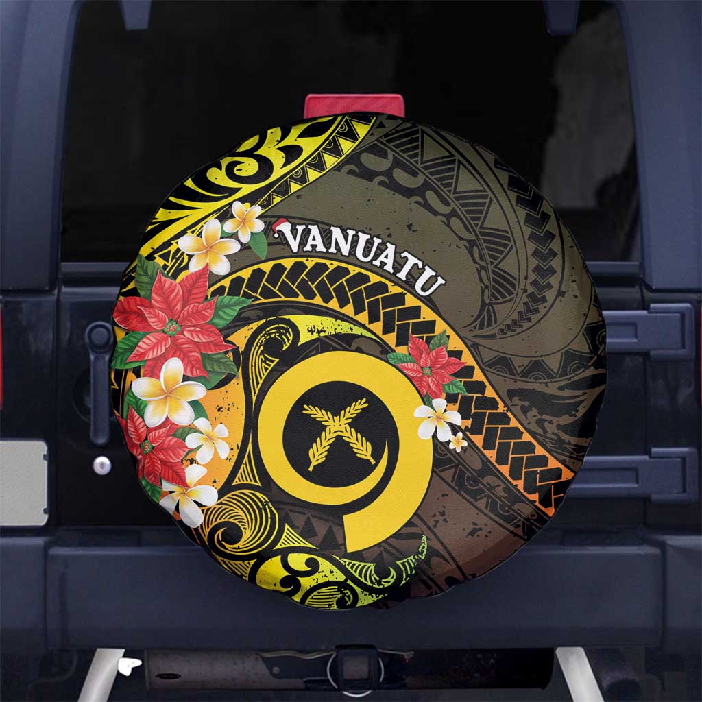 Vanuatu Christmas Spare Tire Cover Vanuatuan Pig Tusk - Meri Krismas! LT14 - Polynesian Pride
