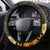 Vanuatu Christmas Steering Wheel Cover Vanuatuan Pig Tusk - Meri Krismas!