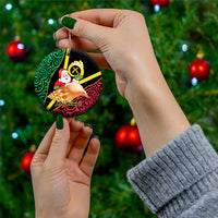 Vanuatu Christmas Ceramic Ornament Vanuatuan Conch Shell - Meri Krismas! LT14 - Polynesian Pride