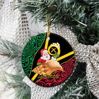 Vanuatu Christmas Ceramic Ornament Vanuatuan Conch Shell - Meri Krismas! LT14 - Polynesian Pride
