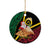 Vanuatu Christmas Ceramic Ornament Vanuatuan Conch Shell - Meri Krismas!