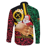 Vanuatu Christmas Family Matching Puletasi and Hawaiian Shirt Vanuatuan Conch Shell - Meri Krismas!