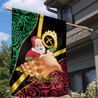 Vanuatu Christmas Garden Flag Vanuatuan Conch Shell - Meri Krismas! LT14 - Polynesian Pride