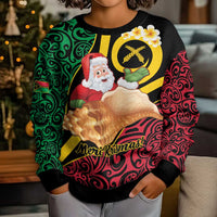 Vanuatu Christmas Kid Ugly Christmas Sweater Vanuatuan Conch Shell - Meri Krismas!