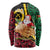 Vanuatu Christmas Long Sleeve Shirt Vanuatuan Conch Shell - Meri Krismas!