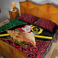 Vanuatu Christmas Quilt Bed Set Vanuatuan Conch Shell - Meri Krismas! LT14 - Polynesian Pride