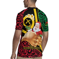 Vanuatu Christmas Rugby Jersey Vanuatuan Conch Shell - Meri Krismas! LT14 - Polynesian Pride