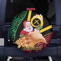 Vanuatu Christmas Spare Tire Cover Vanuatuan Conch Shell - Meri Krismas! LT14 - Polynesian Pride