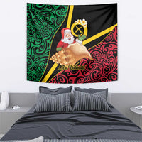 Vanuatu Christmas Tapestry Vanuatuan Conch Shell - Meri Krismas!