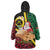 Vanuatu Christmas Wearable Blanket Hoodie Vanuatuan Conch Shell - Meri Krismas!