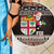 Fiji Christmas Beach Blanket Fijian Masi Marau na Kerisimasi! - Brown