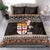 Fiji Christmas Bedding Set Fijian Masi Marau na Kerisimasi! - Brown