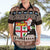 Fiji Christmas Hawaiian Shirt Fijian Masi Marau na Kerisimasi! - Brown