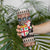 Fiji Christmas Skinny Tumbler Fijian Masi Marau na Kerisimasi! - Brown