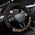 Fiji Christmas Steering Wheel Cover Fijian Masi Marau na Kerisimasi! - Brown