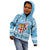 Fiji Christmas Kid Hoodie Fijian Masi Marau na Kerisimasi! - Blue