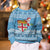 Fiji Christmas Kid Ugly Christmas Sweater Fijian Masi Marau na Kerisimasi! - Blue