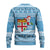 Fiji Christmas Ugly Christmas Sweater Fijian Masi Marau na Kerisimasi! - Blue