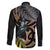 Aotearoa Kowhai Tui Bird Family Matching Off Shoulder Maxi Dress and Hawaiian Shirt Maori Ngaru With Silver Fern