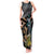 Aotearoa Kowhai Tui Bird Tank Maxi Dress Maori Ngaru With Silver Fern