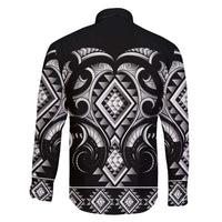 Black Ngaru Taniko With Aotearoa Maori Tattoo Family Matching Summer Maxi Dress and Hawaiian Shirt