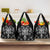 Black Ngaru Taniko With Aotearoa Maori Tattoo Grocery Bag
