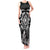 Black Ngaru Taniko With Aotearoa Maori Tattoo Tank Maxi Dress