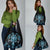 Blue Ngaru Taniko With Aotearoa Maori Tattoo Grocery Bag
