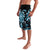 Blue Ngaru Taniko With Aotearoa Maori Tattoo Lavalava