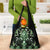 Green Ngaru Taniko With Aotearoa Maori Tattoo Grocery Bag