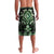 Green Ngaru Taniko With Aotearoa Maori Tattoo Lavalava