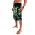Green Ngaru Taniko With Aotearoa Maori Tattoo Lavalava