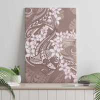 Polynesia Hammerhead Shark Tattoo With Plumeria Lei Canvas Wall Art LT14 - Polynesian Pride