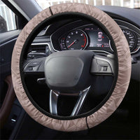 Polynesia Hammerhead Shark Tattoo With Plumeria Lei Steering Wheel Cover LT14 - Polynesian Pride