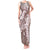 Polynesia Hammerhead Shark Tattoo With Plumeria Lei Tank Maxi Dress