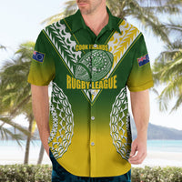 Personalised Cook Islands Rugby Hawaiian Shirt Pacific Go The Kukis Gradient Style LT14 - Polynesian Pride