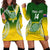 Personalised Cook Islands Rugby Hoodie Dress Pacific Go The Kukis Gradient Style LT14 - Polynesian Pride