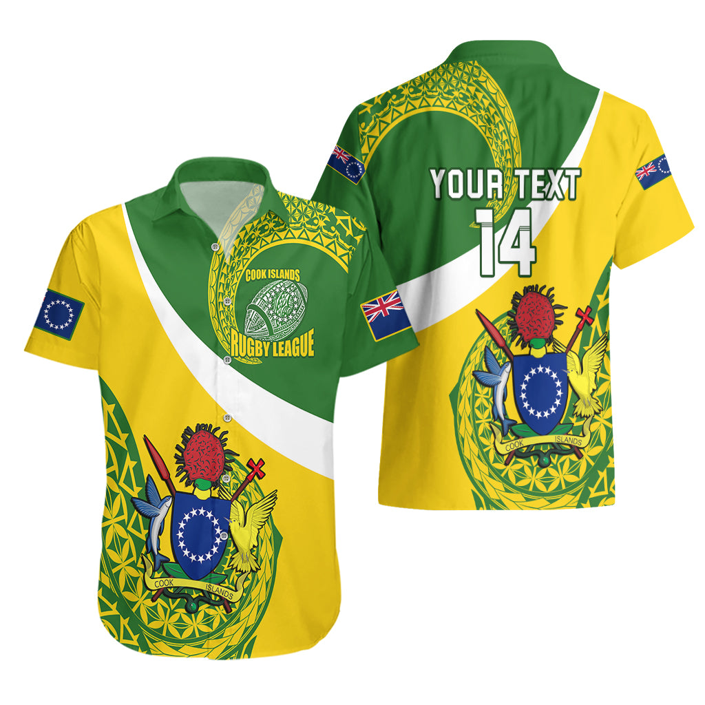 Personalised Cook Islands Rugby Hawaiian Shirt Pacific Go The Kukis Sporty Style LT14 - Polynesian Pride