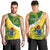 Personalised Cook Islands Rugby Men Tank Top Pacific Go The Kukis Sporty Style LT14 - Polynesian Pride