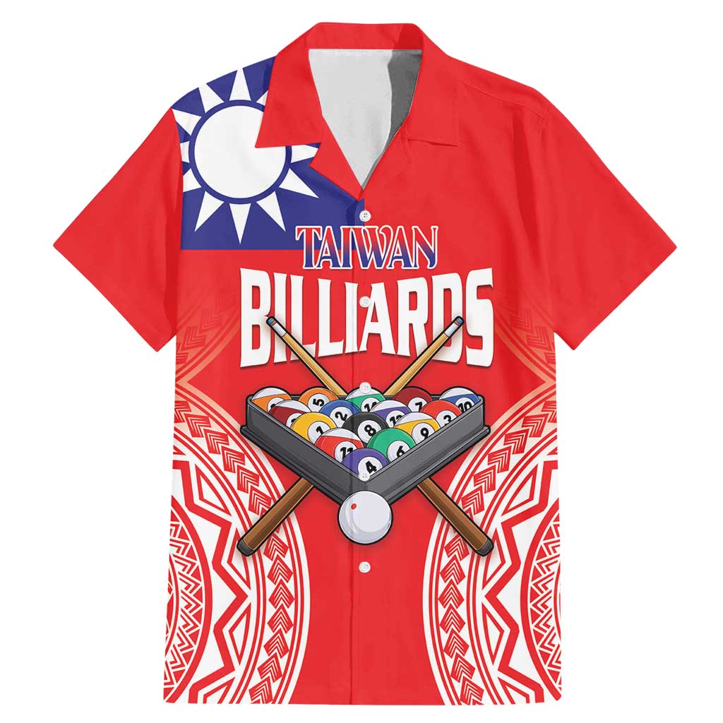 Personalised Taiwan Billiards Family Matching Mermaid Dress and Hawaiian Shirt Eight-ball Pool Polynesia Tattoo - Polynesian Pride