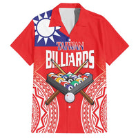 Personalised Taiwan Billiards Family Matching Off Shoulder Short Dress and Hawaiian Shirt Eight-ball Pool Polynesia Tattoo - Polynesian Pride