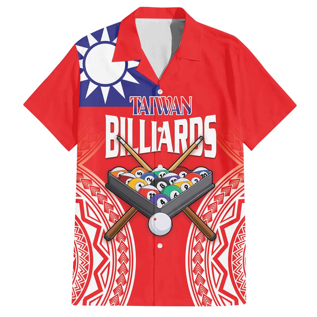 Personalised Taiwan Billiards Family Matching Summer Maxi Dress and Hawaiian Shirt Eight-ball Pool Polynesia Tattoo - Polynesian Pride