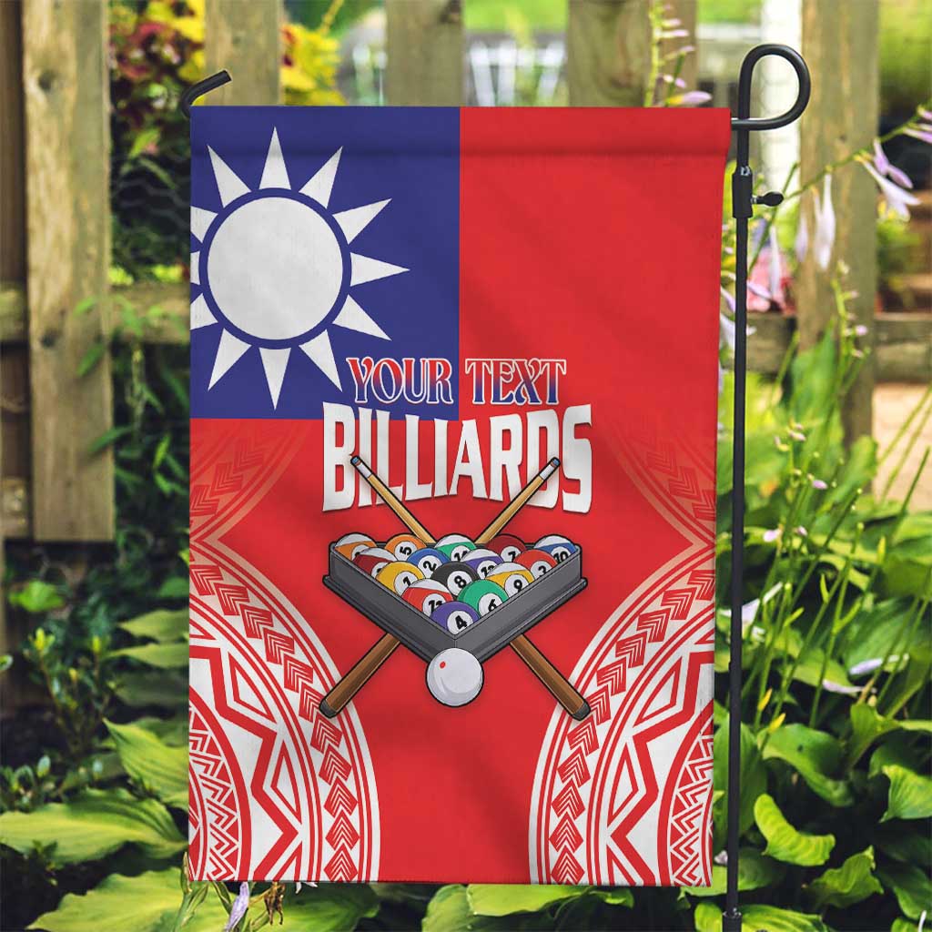 Personalised Taiwan Billiards Garden Flag Eight-ball Pool Polynesia Tattoo - Polynesian Pride