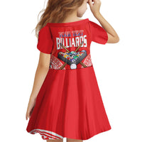 Personalised Taiwan Billiards Kid Short Sleeve Dress Eight-ball Pool Polynesia Tattoo - Polynesian Pride
