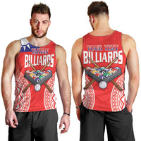 Personalised Taiwan Billiards Men Tank Top Eight-ball Pool Polynesia Tattoo - Polynesian Pride