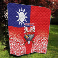 Personalised Taiwan Billiards Quilt Eight-ball Pool Polynesia Tattoo - Polynesian Pride